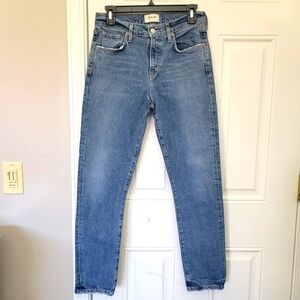 Agolde Light Blue Straight Leg Jeans